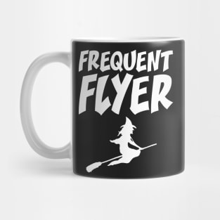 Funny Halloween Witch Frequent Flyer Mug